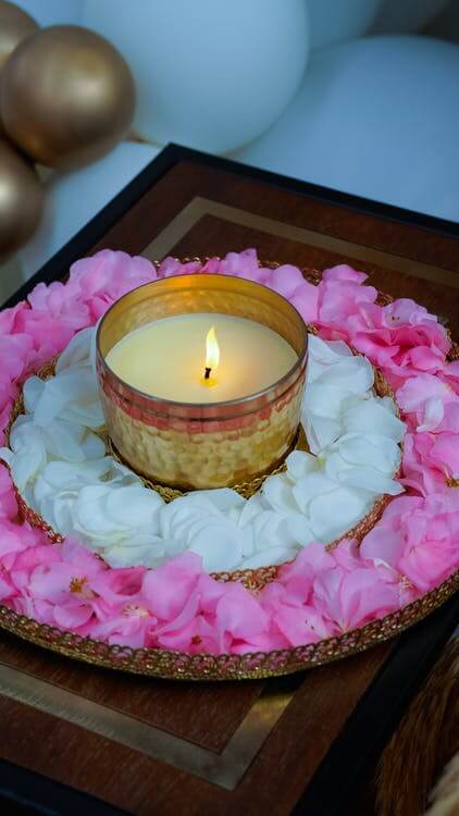 candle decoration ideas for griha pravesh