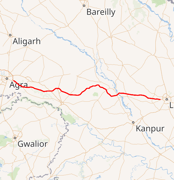 Map Agra 