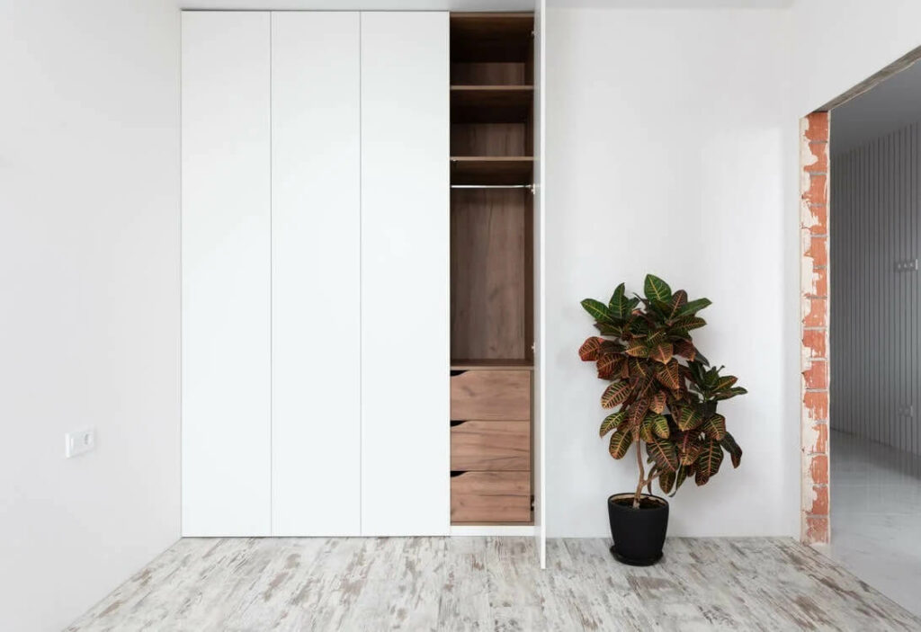 plywood cupboard design idea white