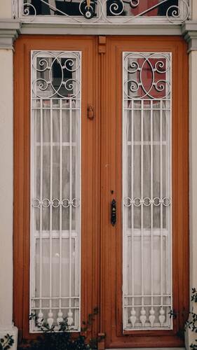 Wooden Jali Door Design 