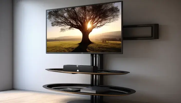 360 degrees swivel TV unit mount