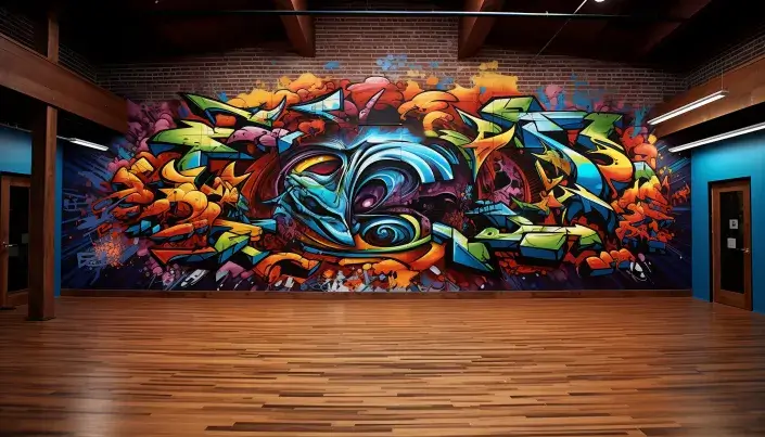 Artsy Design With Graffiti And Murals