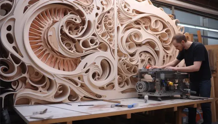 CNC Machine Design for the wall