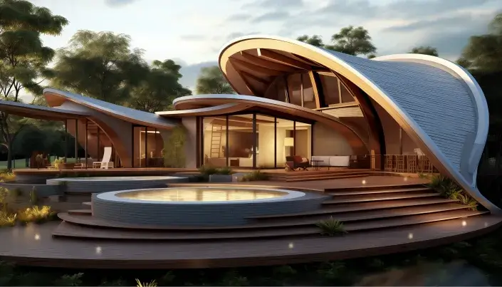Curved House Roof Design