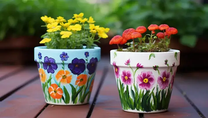 Paint your pot at home!