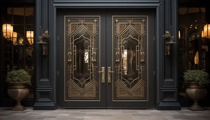 Metal Front Door Design