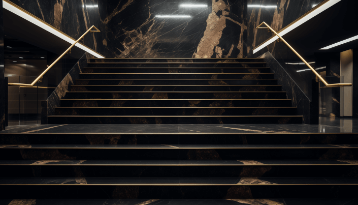 Saint Laurent Marble Stair design
