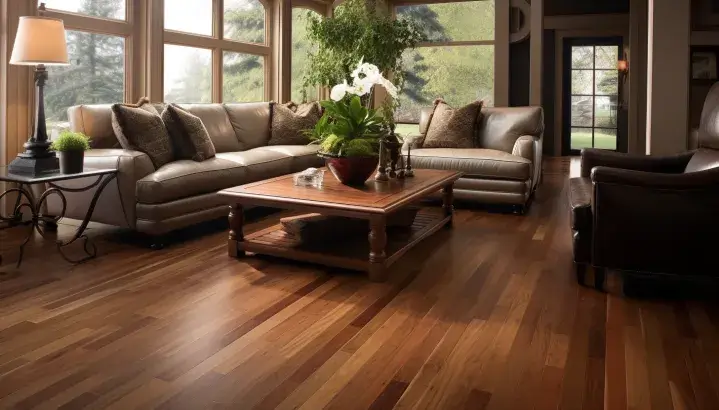 Go for hardwood flooring. 