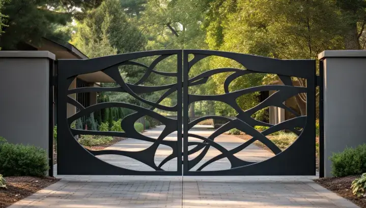 Folded Iron Stunner Gate Design 