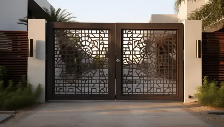 Modern Custom - Modern Jali Design Gates