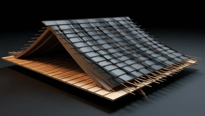 A Trussed Roof Sheet