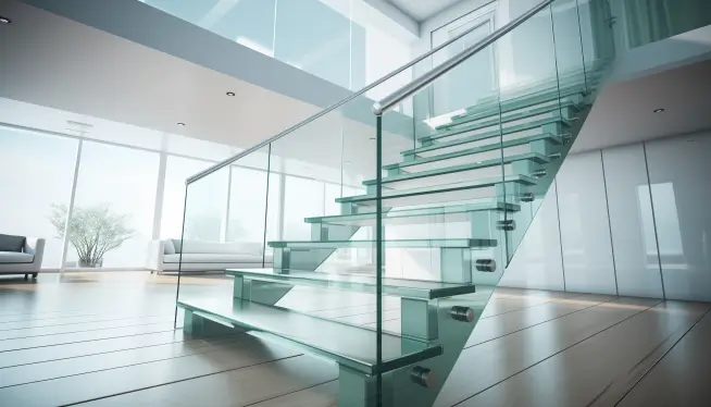 All Glass stairs