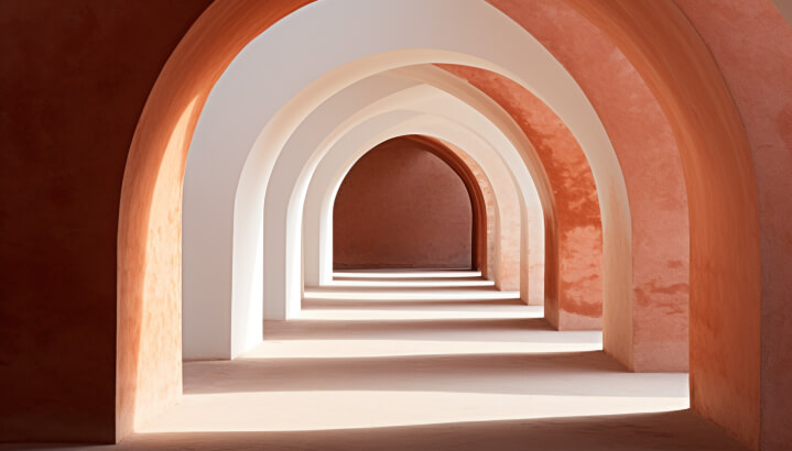Arches In A Half Circle