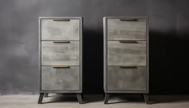 Bedside Cabinets With Cement