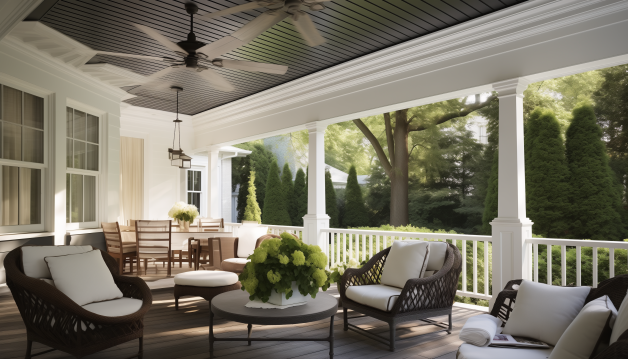 Decorate Your Porch Ceiling With the Plus-Minus Pop Design