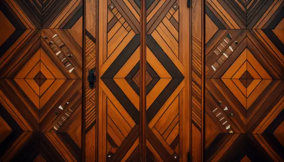 Doors With Geometric Patterns