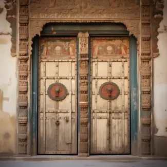 Doors With indian Motif