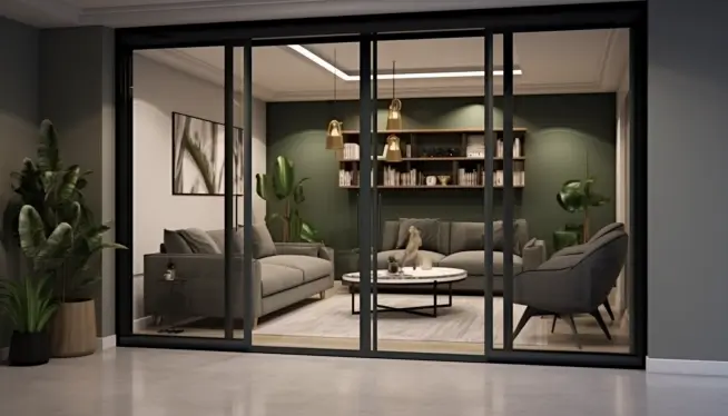 Glass Door Design For The Lounge