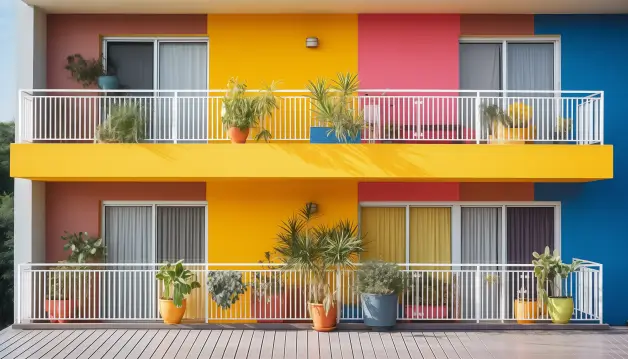 If you have a balcony, you should paint it often