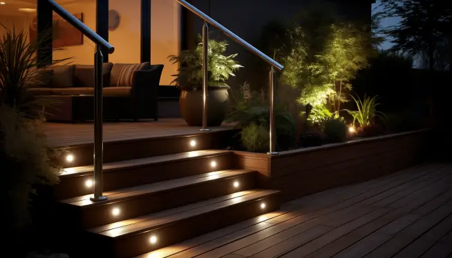 Lighted Stairway