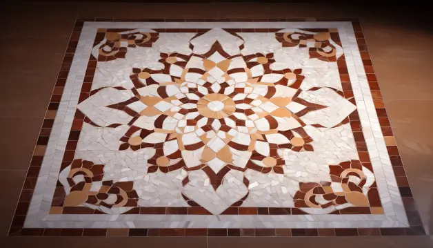Marble Tukdi Floor Design
