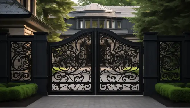 Ornate Design Grill Gates