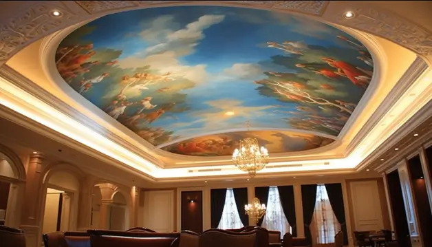 POP Ceiling with Murals