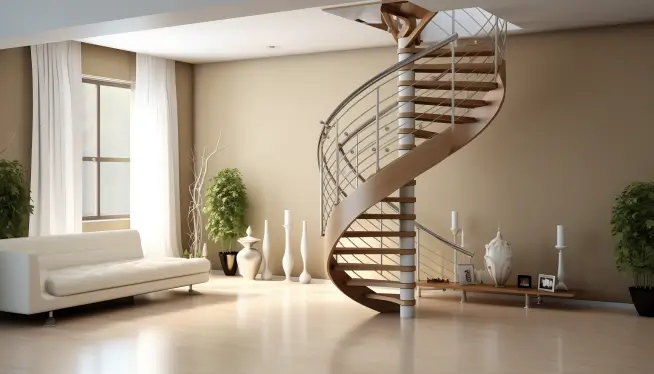 Spiral staircase design