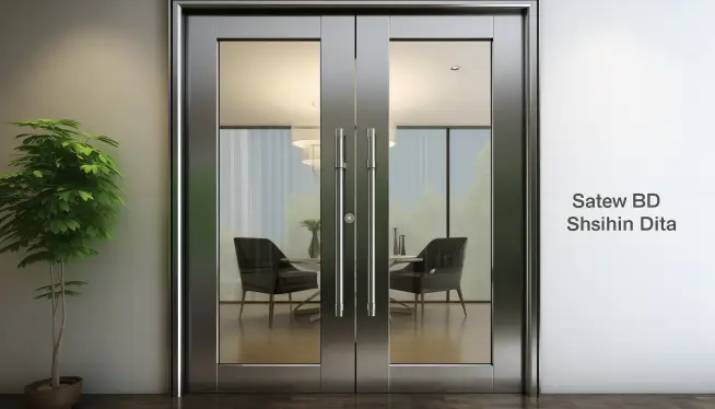 Stainless Steel Double-Door Design