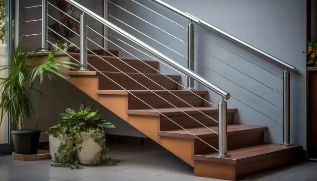 Stainless Steel Railing Design for Stairs