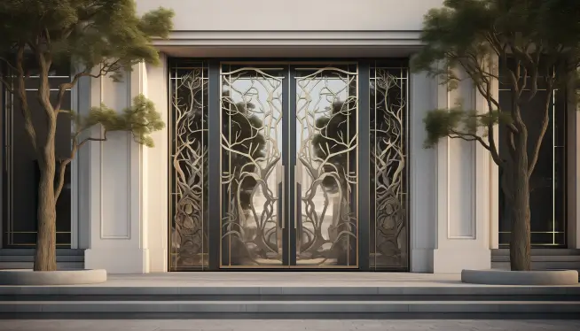 Steel Double-Door Designs For The Main Entrance