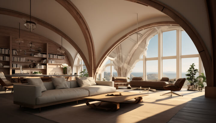 The Arched Framing - Lounge Area