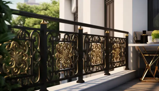 The Balcony of Black and Gold
