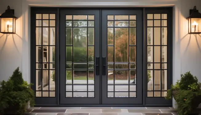 The Front Entrance Glass Door