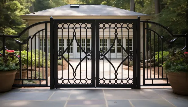 The Grill Gate With French Doors