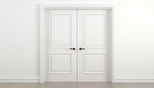 White Classic Double-Doors