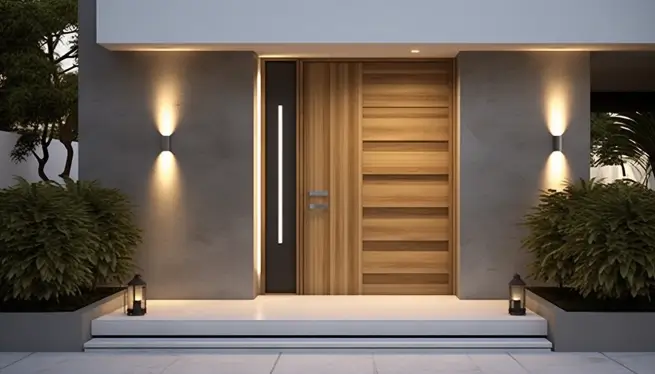 Double Door Modern Main Door Design