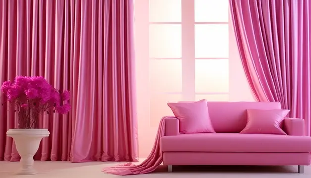 Box-pleated curtain designs