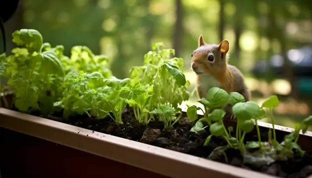Creating a Squirrel Proof Balcony Garden