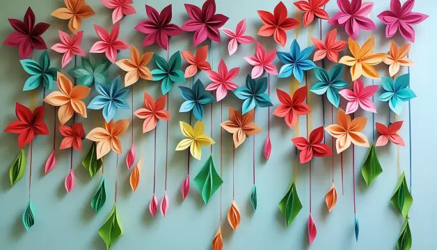 Creativity in the Paper Wall Hanging Idea
