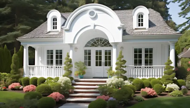 Dome-Shaped Designs with POP for Porch