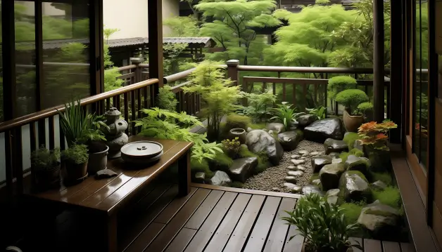 Japanese Balcony Garden