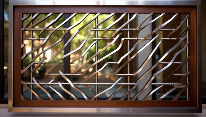 Stainless steel grill designs
