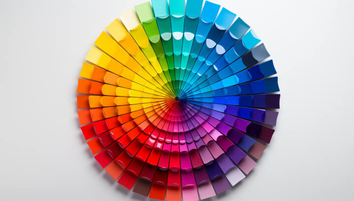 Study the colour wheel