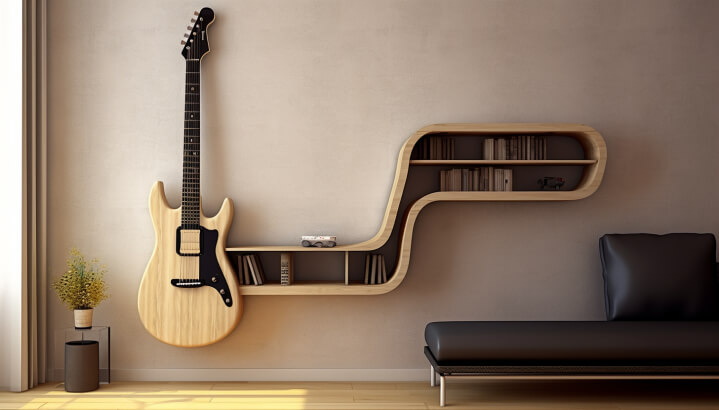TV Inside a Guitar for your poppy soul
