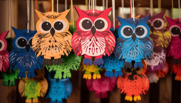 The Owl Paper Wall Hanging